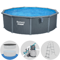 Bestway Hydrium 561CU - &Oslash;488x132 cm - Piscina rotonda per 9-10 Persone
