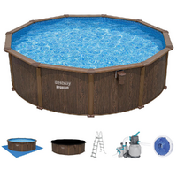 Bestway Hydrium 561CU - Piscina rotonda per 9-10 Persone