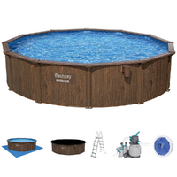 Bestway Hydrium 561CS - Piscina rotonda per 11-15 Persone