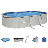 Bestway Hydrium 56369 - Piscina Ovale per 11-15 Persone