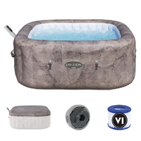 Bestway Lay-Z-Spa Roma AirJet 6001K - Piscina idromassaggio spa per 5-6 Persone