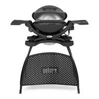 Weber Q1400 - Barbecue elettrico con supporto