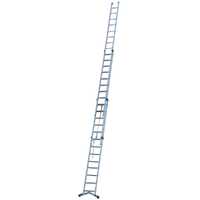 OUTLET - DIFETTI ESTETICI - Facal Super Prima, 13+14+14 gradini, 10.80 mt - Scala in alluminio con fune