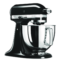 KitchenAid Artisan Nero Onice - Impastatrice planetaria con testa reclinabile
