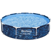 Bestway Steel Pro 56985 - &Oslash;305x66 cm - Piscina Rotonda per 3-4 Persone