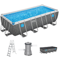Bestway Steel Pro Max Splashview 561MB - Piscina fuori terra per 5-6 Persone