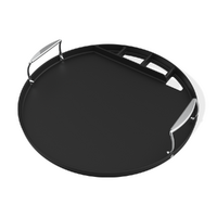 Inserto piastra rotonda in ghisa per barbecue Weber a carbone