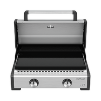 Campingaz Master 2 Pro - Plancha a gas portatile con coperchio