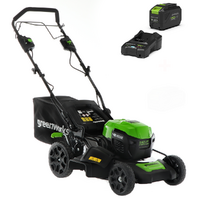 OUTLET - UTILIZZATO PER PROVA - Greenworks GD48LM46SP - Tagliaerba a batteria - 48V/4Ah - Taglio 46 cm