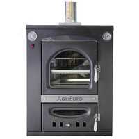 OUTLET - DIFETTI ESTETICI - Forno a legna da incasso Medius 60 Inc in acciaio - Ventilato