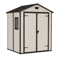 OUTLET - PICCOLI DIFETTI ESTETICI - Keter Manor beige - Casetta da giardino - Con finestra laterale - 185x152x226 cm