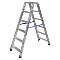 Gierre DoppiaSalita AL830, 2x6 gradini, 1.38mt - Scala doppia in alluminio