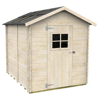 Alce Gaeta 178x218 - Casetta da giardino in legno - Con finestra frontale - Gaeta 178x218x205 cm