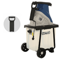 BullMach Tersic 40 L - Biotrituratore elettrico - Con cesto di raccolta