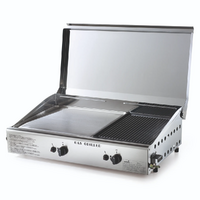 Ompagrill Double 4068/Cover/M - Plancha a gas con coperchio