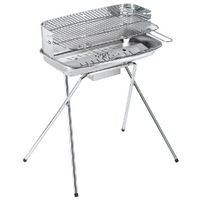 Ompagrill 60-40/XC Inox - Barbecue a carbone