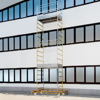 S.T.P. P22 - Trabattello in acciaio - Altezza 7,60 m - 2 piani + 2 fermapiedi