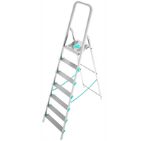 Colombo Libellula, 7 gradini, 1.52mt - Scalandrino in alluminio con cavalletto