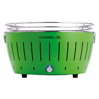 LotusGrill LG G435 U GR - Barbecue portatile per esterno XL - Scocca verde
