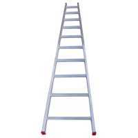 Scala agricola conica professionale in alluminio S110L10 2.90 mt, 10 gradini