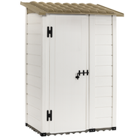 Garofalo Tuscany 100 - Casetta da giardino - Con porta decentrata - 122.5x82.5x201 cm