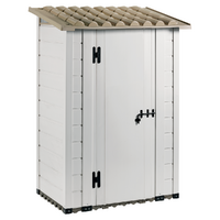 Garofalo Tuscany 100 - Casetta da giardino - Con tetto monofalda - 122.5x82.5x201 cm