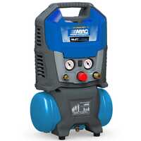 OUTLET - SENZA IMBALLO ORIGINALE - ABAC SUITCASE - Compressore aria elettrico portatile monofase, oil-less - Motore 1.5 HP - 6 lt