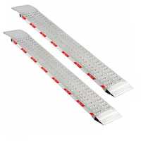 Gierre RFL150 - Coppia rampe fisse da 1.5 mt in alluminio senza bordi - Portata 8 quintali - Leggere - Per trattorino, quad, etc.