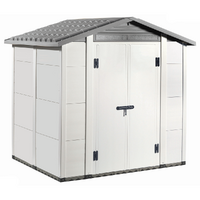 Garofalo Urban 200 - Casetta da giardino - Con porta a doppia anta - 202.5x162.5x216 cm