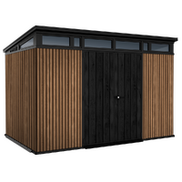 Keter Signature Venetian 11x7 - Casetta da giardino - Con porta doppia anta - 340x218x226 cm