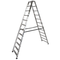 OUTLET - UTILIZZATO PER PROVA - Gierre DoppiaSalita AL890, 2x12 gradini, 2.83mt - Scala doppia in alluminio