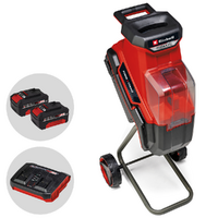 Einhell REDAXXO 36/25 - Biotrituratore a batteria 36V - con sacco di raccolta - 2x18V/4Ah