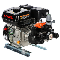 Comet MTP BPX25 PA6 - Motopompa per irrorazione - motore Loncin G200F - versione per acidi e prodotti chimici