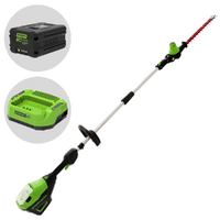 Greenworks G60PHT51 - Tagliasiepi su asta di prolunga a batteria 60V/4Ah