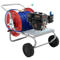 Kit motopompa a scoppio da irrorazione con carrello - Comet MTP MC 25 - Per prodotti chimici e acidi