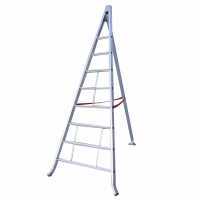 Scala a tre piedi agricola in alluminio Country, 8 gradini, 2.90 m - da potatura - conica - Altezza stimata operativa 3.90 m