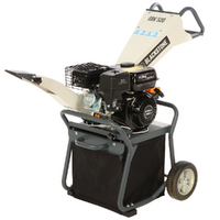 BlackStone GBK 500 - Biotrituratore a scoppio 2in1 con cesto o scarico a tramoggia - Motore Ducar DH212