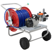 Kit motopompa elettrica da irrorazione con carrello - Comet MTP BPX25 PP - Per prodotti chimici e acidi