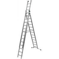 OUTLET - DIFETTI ESTETICI - Facal Super Prima, 13+14+14 gradini, 4.54 mt - Scala in alluminio allungabile