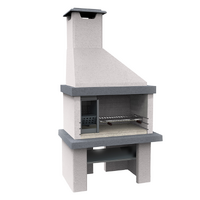 OUTLET - PICCOLI DIFETTI ESTETICI - Edilmark Happy - Barbecue in muratura a legna e carbone - Cappa e Fuoco a sinistra