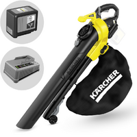 Karcher BLV 36-240 - Soffiatore aspiratore per foglie a batteria 36V 6Ah