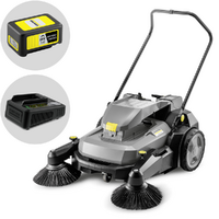 Karcher KM 70/25 C Bp 2SB - Spazzatrice a batteria con cesto di raccolta 36V 2.5Ah