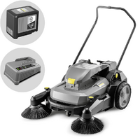 Karcher KM 70/25 C Bp 2SB - Spazzatrice a batteria con cesto di raccolta 36V 6Ah