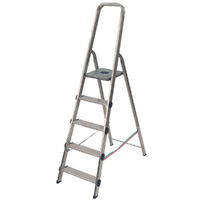 Facal Golden , 5 gradini, 1.64 mt - Scalandrino in alluminio con cavalletto