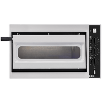 Prismafood SMALL BASIC ALTO 1/40 VETRO 2T - Forno elettrico per pizza - 2 Teromostati