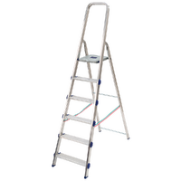 Facal Golden, 6 gradini, 1.86 mt - Scalandrino in alluminio con cavalletto