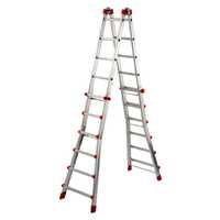 OUTLET - DIFETTI ESTETICI - Gierre Peppina AL060, 2x12 gradini, 6.75 mt - Scala telescopica in acciaio