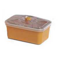 Contenitore per vuoto 20x25 - altezza 8cm - con coperchio - professionale