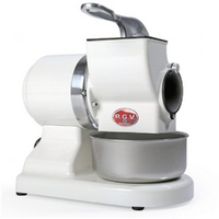 OUTLET - UTILIZZATO PER PROVA - RGV Robusta White - Grattugia elettrica da tavolo in alluminio - 450W