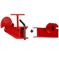 Barra portattrezzi con attacco a due bulloni BP-80 e Attacco registrabile AT-30 per motocoltivatori da 6-10 HP